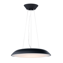 Dimple 23-1/2" Wide Integrated LED Chandelier with Disk Shade