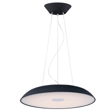 Dimple 29-1/2" Wide Integrated LED Chandelier with Disk Shade