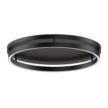 Groove 24" Wide LED Flush Mount Ceiling Fixture