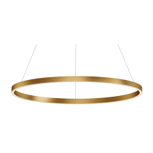 Groove 32" Wide LED Ring Chandelier