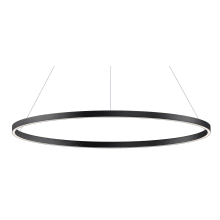 Groove 40" Wide LED Ring Chandelier
