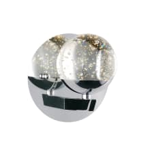 Orb II 6" Tall LED Wall Sconce with Crystal Bubble Glass Shade