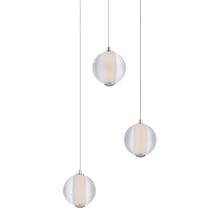 Rhythm 12" Wide LED Multi Light Pendant