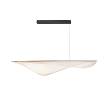 Manta 10" Wide LED Abstract Linear Pendant