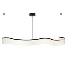 Sonata 59" Wide LED Abstract Chandelier