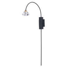 Hope 40" Tall Integrated LED Arc Wall Lamp