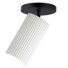 Pleat 3" Wide LED Semi-Flush Ceiling Fixture