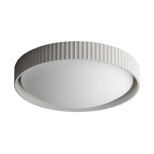 Souffle 18" Wide LED Flush Mount Drum Ceiling Fixture