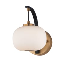 Soji 9" Tall LED Wall Sconce with Wide Shade