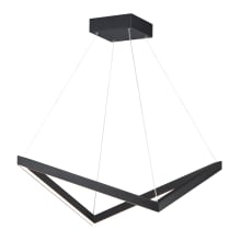 Stealth 21" Wide LED Abstract Chandelier