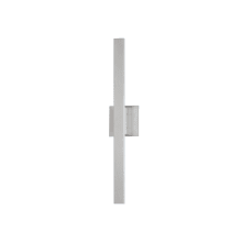 Alumilux 24" Tall LED Outdoor Wall Sconce with Acrylic Diffuser