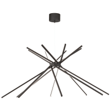 Alumilux Aster 45" Wide LED Abstract Sputnik Chandelier