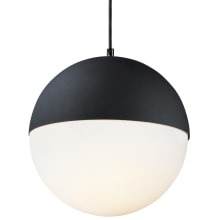 Half Moon 12" Wide LED Pendant