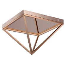 Pyramid 20" Wide LED Triangular Shaped Ceiling Fixture