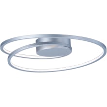 Cycle 18" Wide LED Semi-Flush Ceiling Fixture
