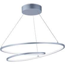 Cycle 25" Wide LED Ring Chandelier