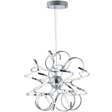 Chaos 24" Wide LED Chandelier