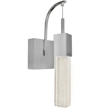 Fizz III 15'' Wall Sconce with Glass Cube Shade