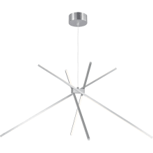 Alumilux Aster 45" Wide LED Abstract Sputnik Chandelier