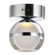 Swank 4-3/4" Wide LED Ceiling / Wall Light with Acrylic Orb Shade