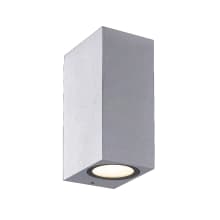Dale 2 Light 6" Tall LED Outdoor Wall Sconce
