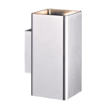 Lungo 2 Light 6" Tall LED Outdoor Wall Sconce
