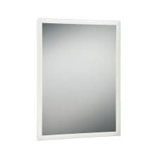 31-1/2" x 23-1/2" Rectangular Flat Frameless Wall Mounted Bathroom Mirror