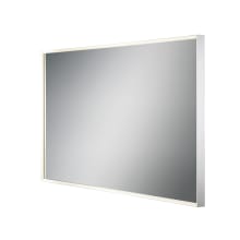 32" x 60" Rectangular Flat Frameless Wall Mounted Bathroom Mirror