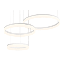 Minuta 3 Light 48" Wide LED Ring Chandelier