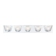 Trent 5 Light 32" Wide LED Bathroom Vanity Light