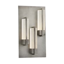 Pari 3 Light 18" Tall LED Outdoor Wall Sconce