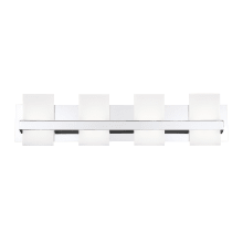 Cambridge 4 Light 29" Wide LED Bathroom Vanity Light