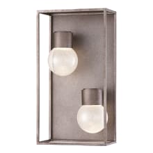 Gibson 2 Light 14" Tall LED Outdoor Wall Sconce