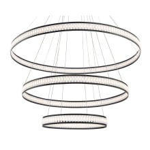 Forster 3 Light 60" Wide LED Ring Chandelier - 3 Tiers