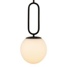 Prospect 10" Wide Mini Pendant with Opal Glass Shade
