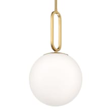 Prospect 10" Wide Mini Pendant with Opal Glass Shade