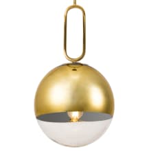 Prospect 12" Wide Pendant with Clear Glass Shade