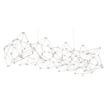 Leonardelli 65" Wide LED Abstract Chandelier