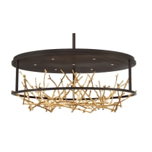 Aerie 31" Wide LED Abstract Drum Chandelier