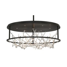 Aerie 31" Wide LED Abstract Drum Chandelier
