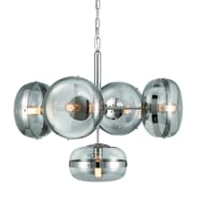 Nottingham 5 Light 28" Wide Abstract Chandelier