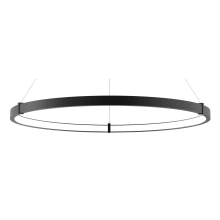 Mucci 48" Wide LED Inward Ring Chandelier