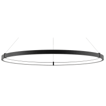 Mucci 60" Wide LED Ring Chandelier with Inward Facing Luminaire