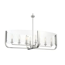 Campisi 8 Light 35" Wide Taper Candle Chandelier