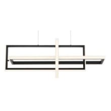 Bordo 3 Light 38" Wide LED Abstract Chandelier