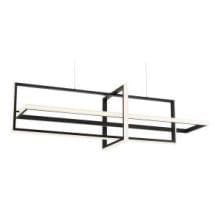 Bordo 3 Light 56" Wide LED Abstract Chandelier
