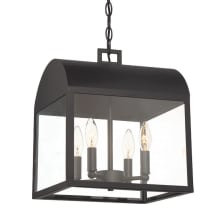 Sawyer 4 Light 12" Wide Outdoor Taper Candle Multi Light Pendant