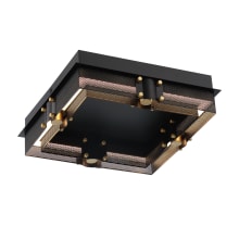 Admiral 13" Wide LED Outdoor Flush Mount Square Ceiling Fixture