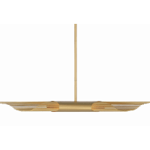 Umura 49" Wide LED Abstract Linear Pendant