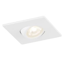 Midway 2" Square Switchable White LED Airtight Remodel Adjustable Recessed Downlight